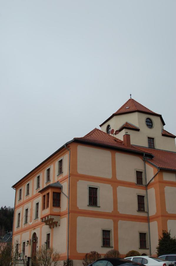 Hotel Garni Schloss Schoenberg Bad Brambach Ngoại thất bức ảnh