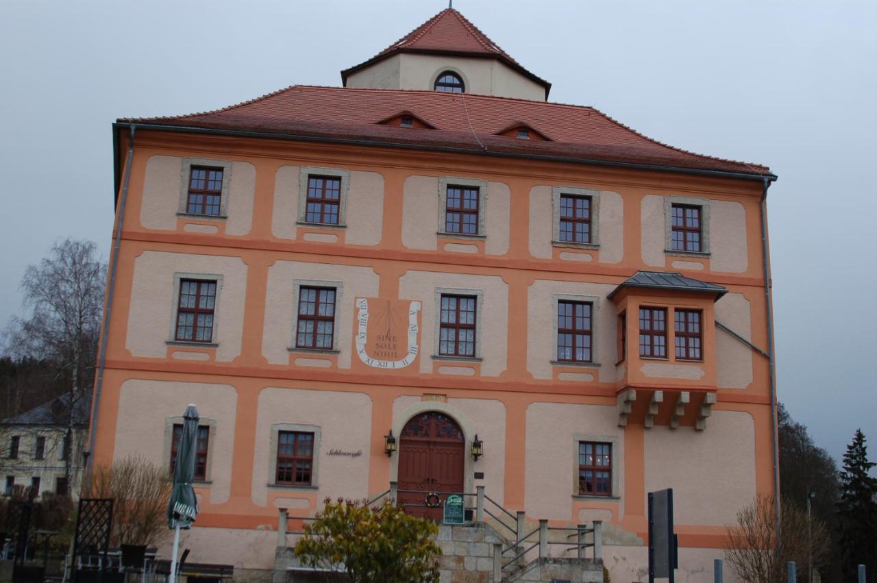 Hotel Garni Schloss Schoenberg Bad Brambach Ngoại thất bức ảnh