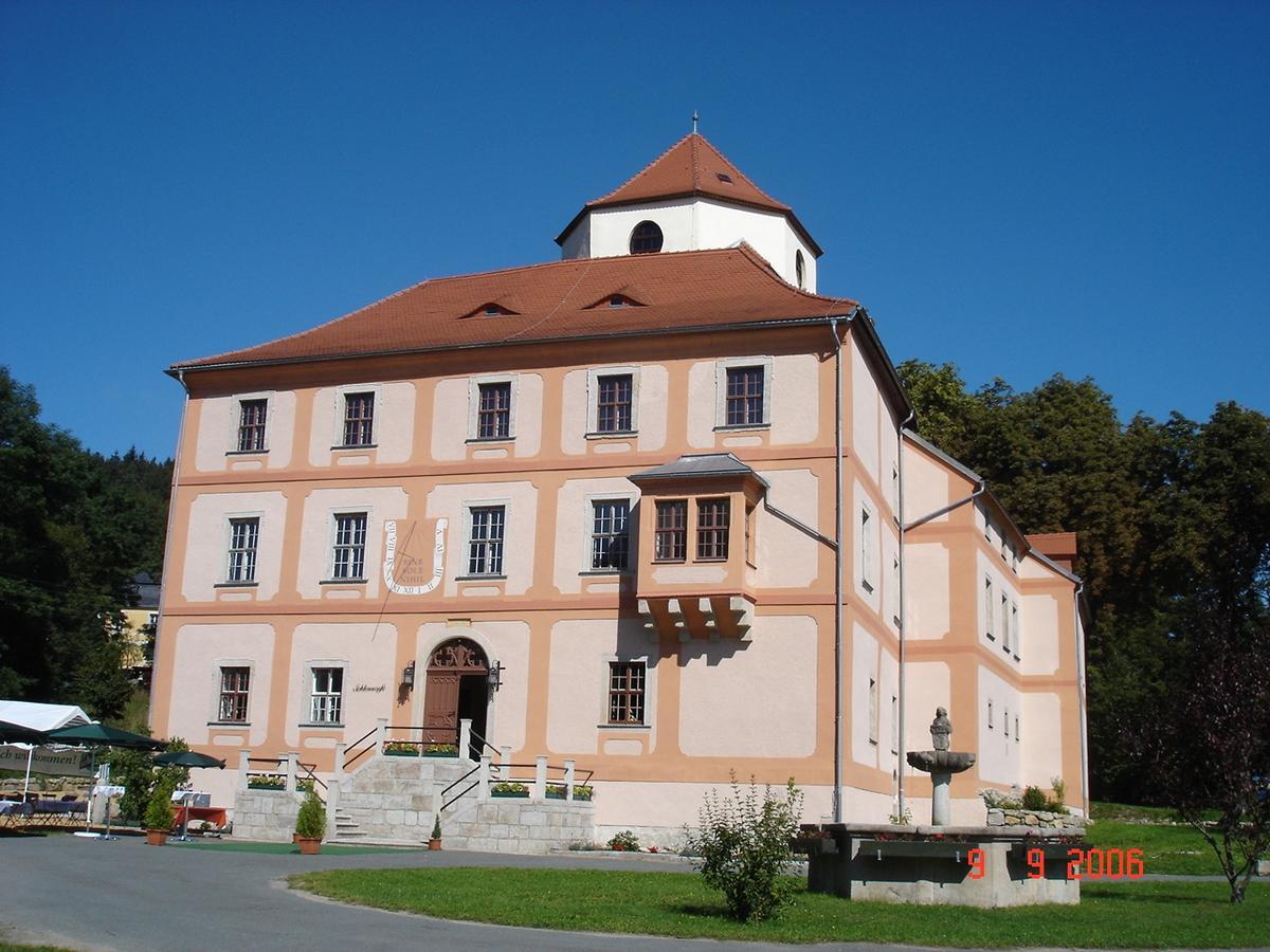 Hotel Garni Schloss Schoenberg Bad Brambach Ngoại thất bức ảnh